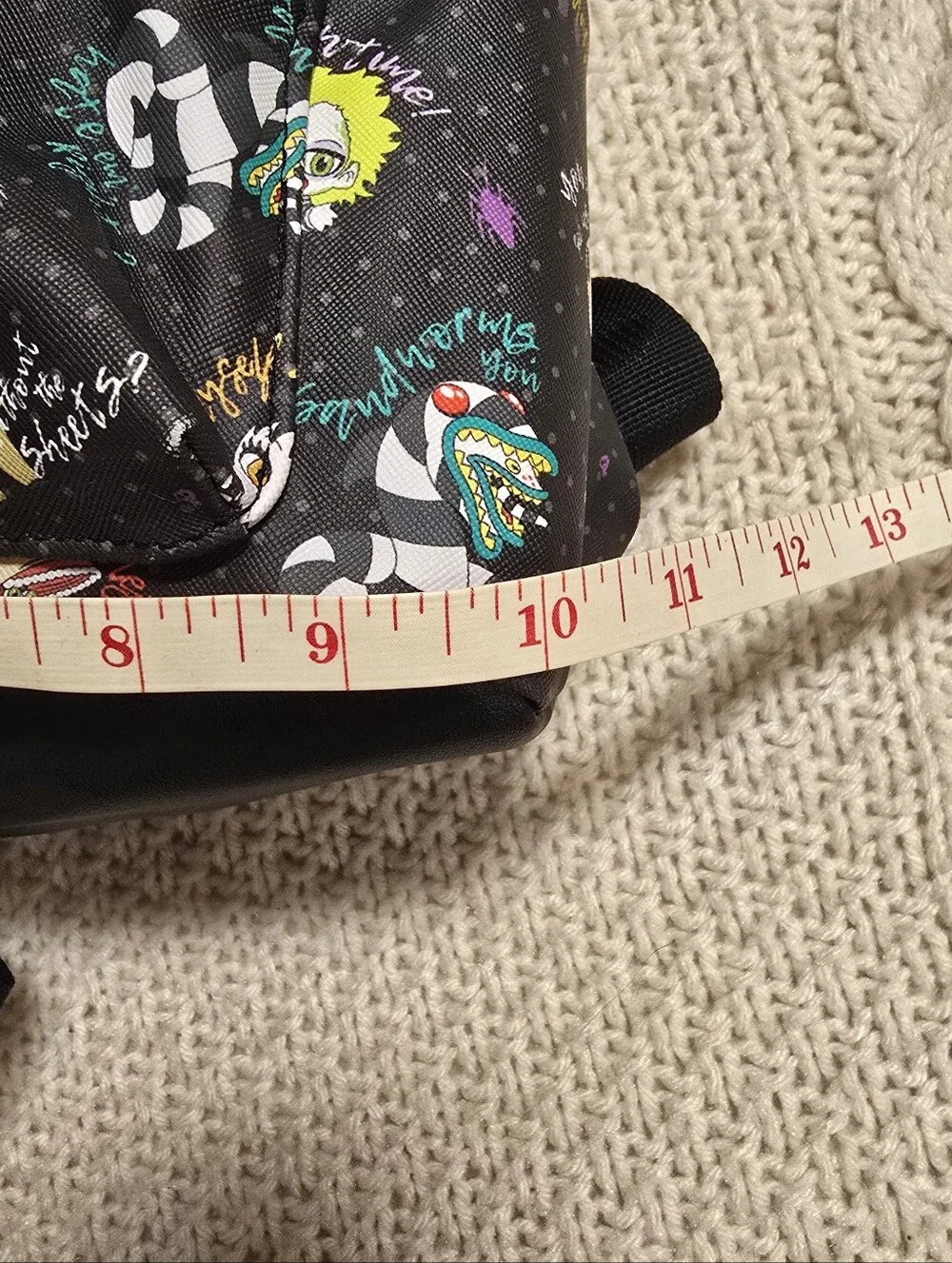 NWOT Beetlejuice Mini Backpack